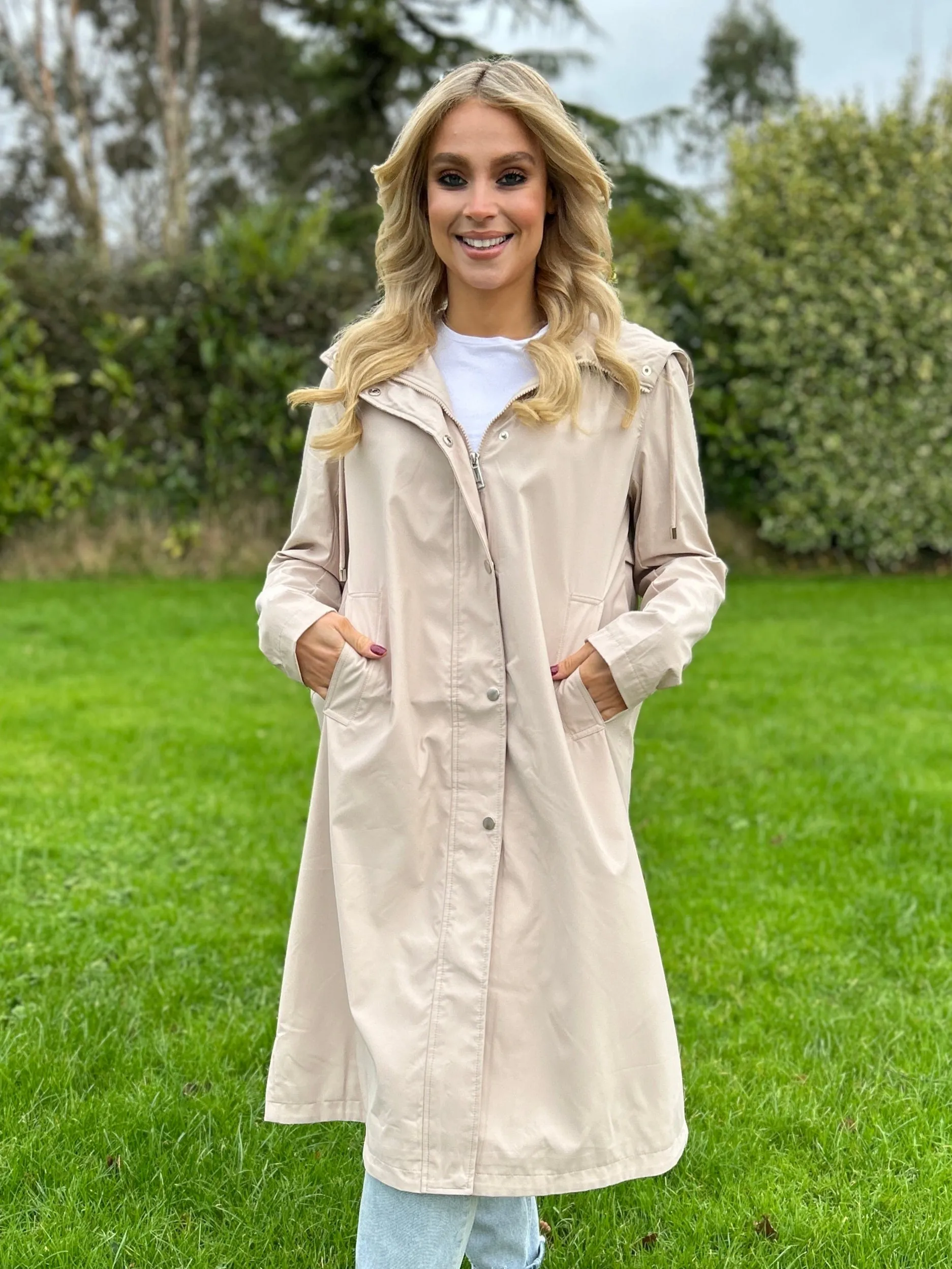 Angelique Natural Raincoat