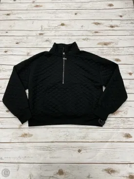 Athletic Sweatshirt Collar By Dsg Outerwear In Black, Size: M