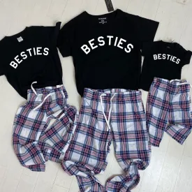 Besties College Garland Matching Pyjama Bottom Sets (MRK X)