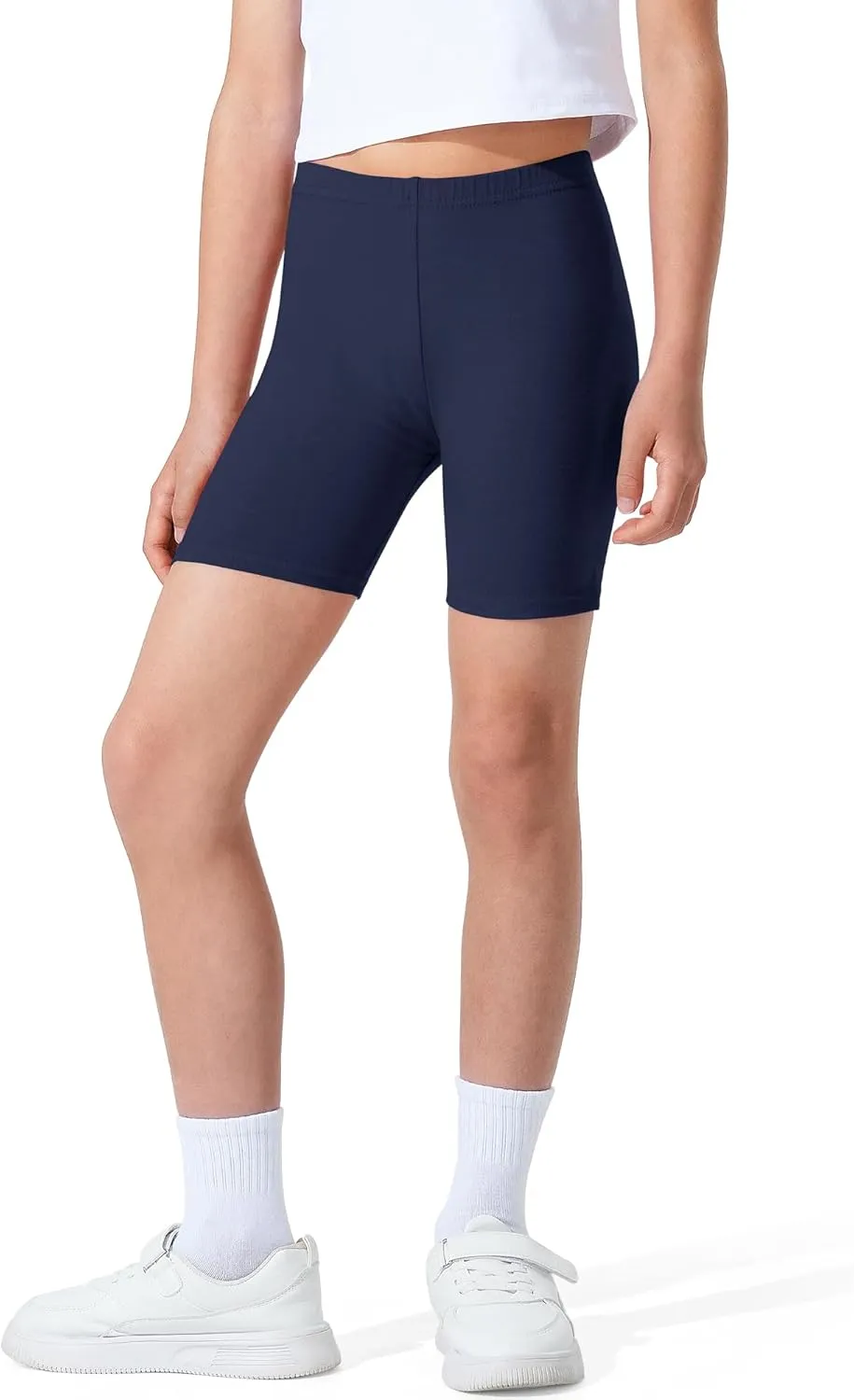 BOOPH Girls Volleyball Bike Shorts Toddler Kids Athletic Cartwheel Dance Compression Shorts 3 Pack