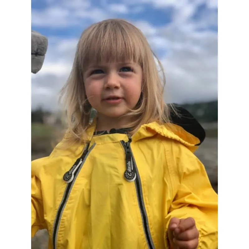 Calikids 2 Zipper Mid Season Shell Rain Suit- Yellow