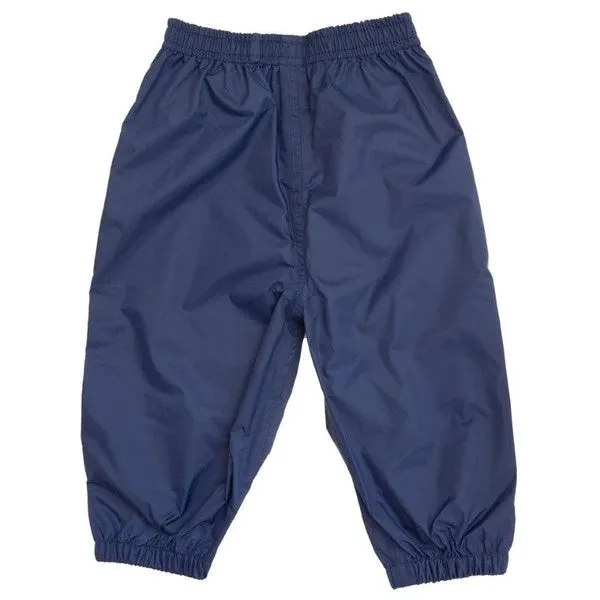 Calikids Mid Season Fleece Lined Nylon Splash Pant 12M-6Y-Navy, Grey, Black