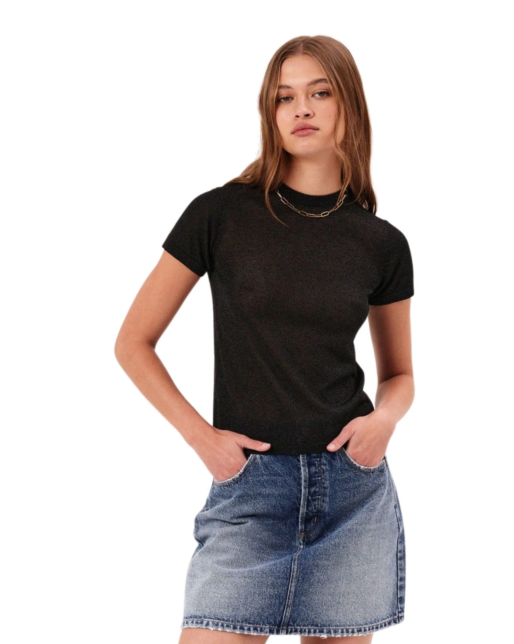Classic Tee Lurex Knit