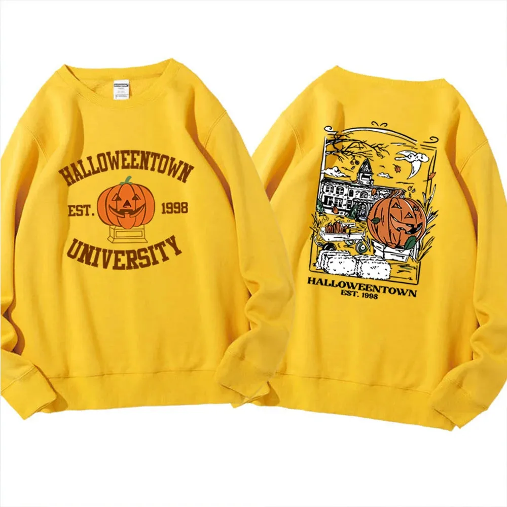 Cozy Halloweentown University Sweatshirt – Two-Sided Print 🎃👻
