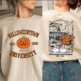 Cozy Halloweentown University Sweatshirt – Two-Sided Print 🎃👻