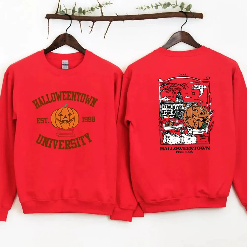 Cozy Halloweentown University Sweatshirt – Two-Sided Print 🎃👻