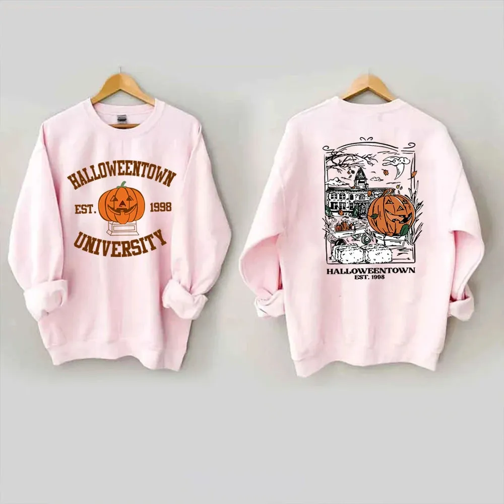 Cozy Halloweentown University Sweatshirt – Two-Sided Print 🎃👻