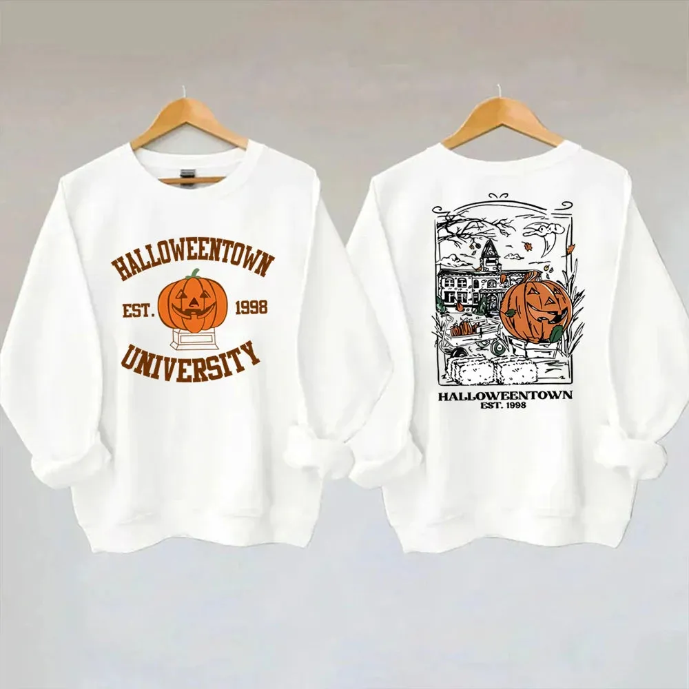 Cozy Halloweentown University Sweatshirt – Two-Sided Print 🎃👻