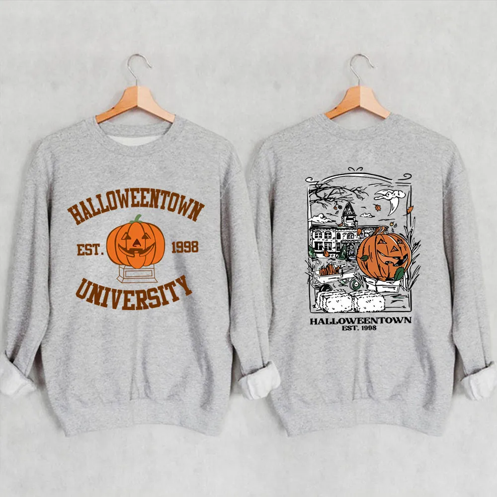 Cozy Halloweentown University Sweatshirt – Two-Sided Print 🎃👻
