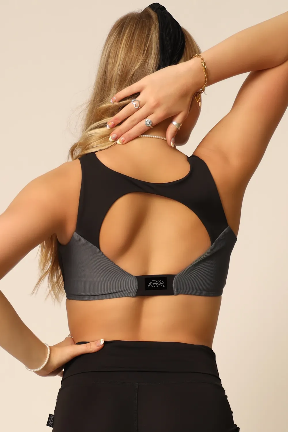 Creek Crop Top - Smoke
