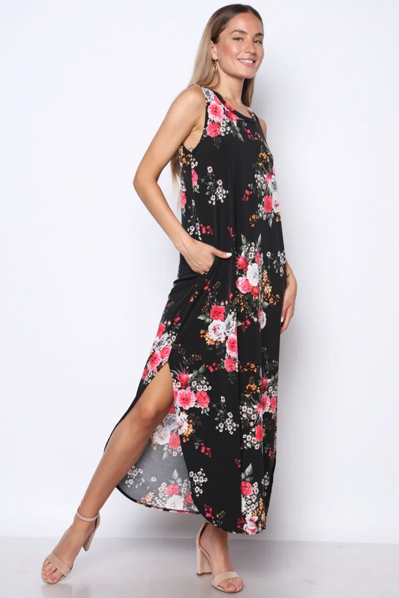 Floral maxi dress