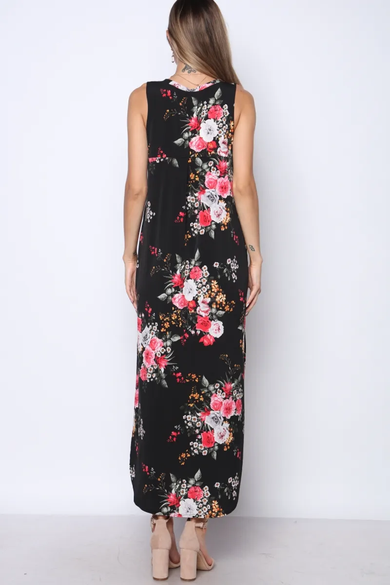 Floral maxi dress