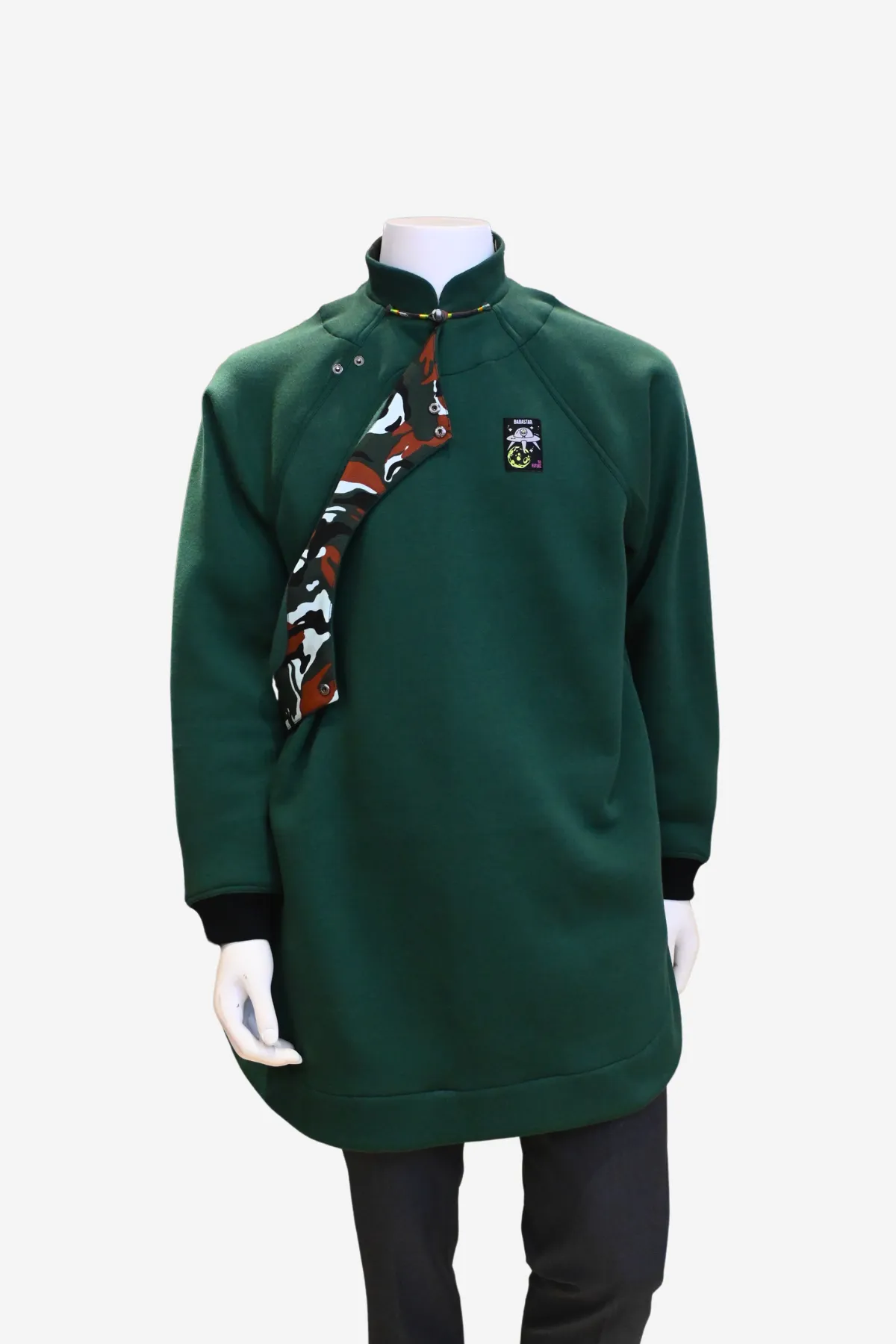 Forest Green Cotton Sweatshirt