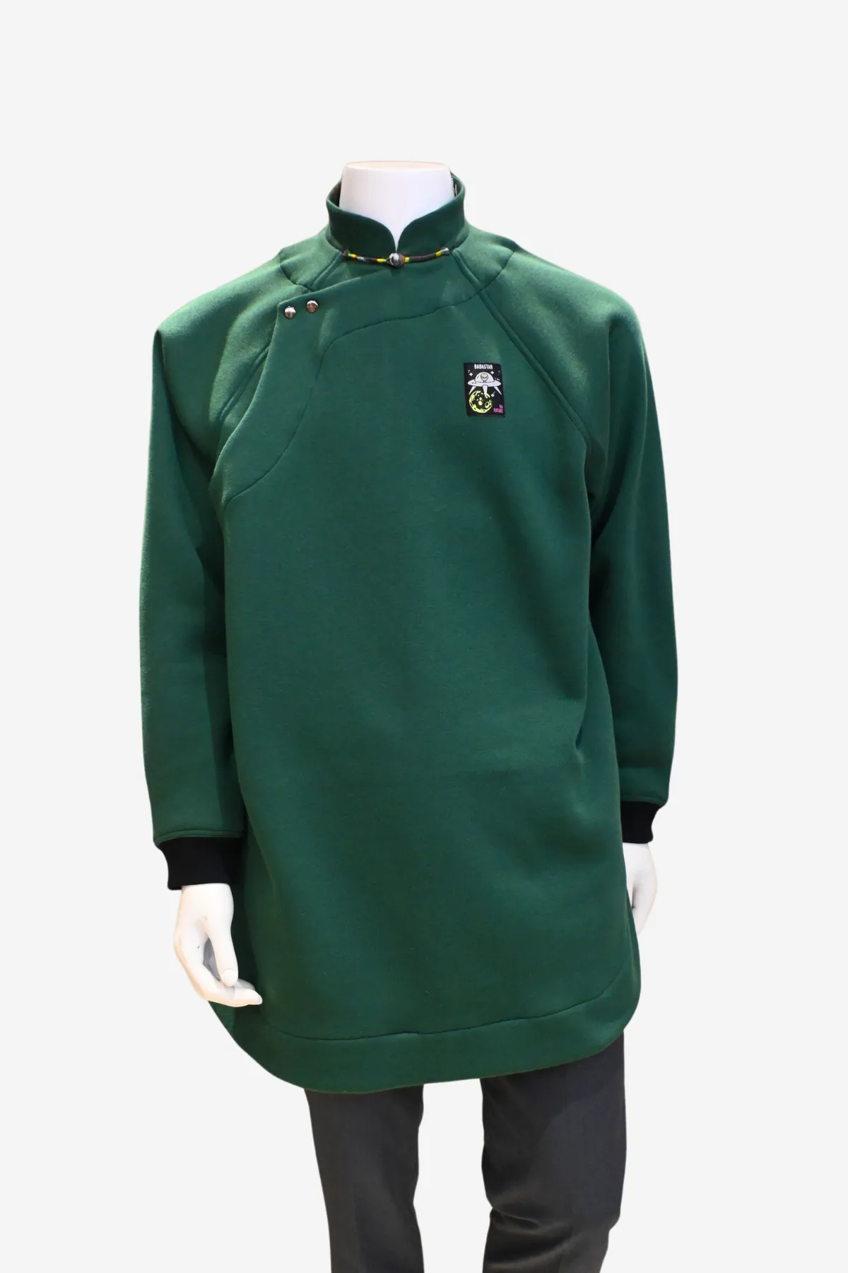 Forest Green Cotton Sweatshirt