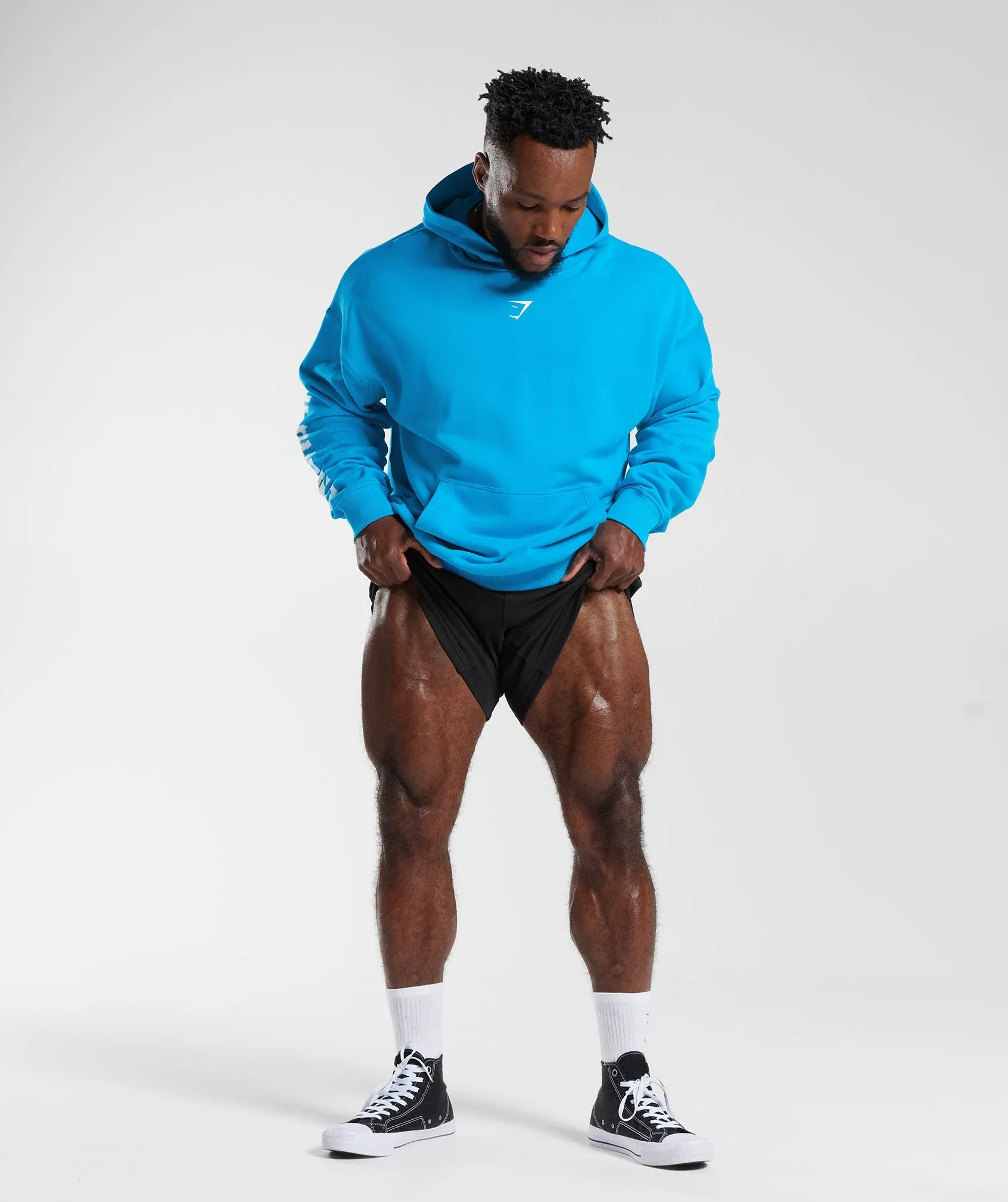 Gymshark Slice Hoodie - Electric Blue