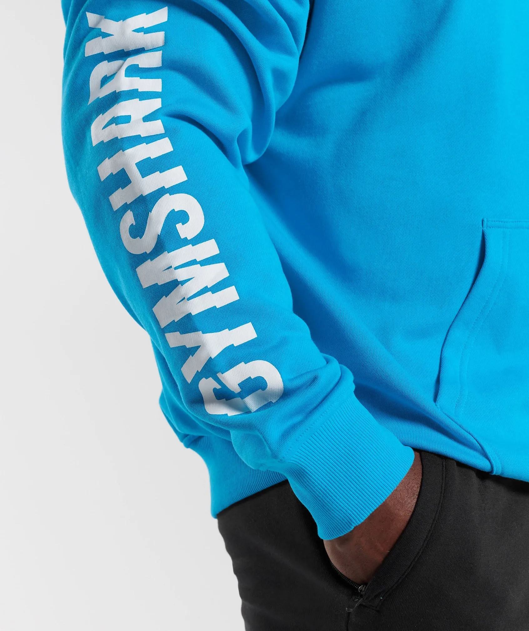 Gymshark Slice Hoodie - Electric Blue