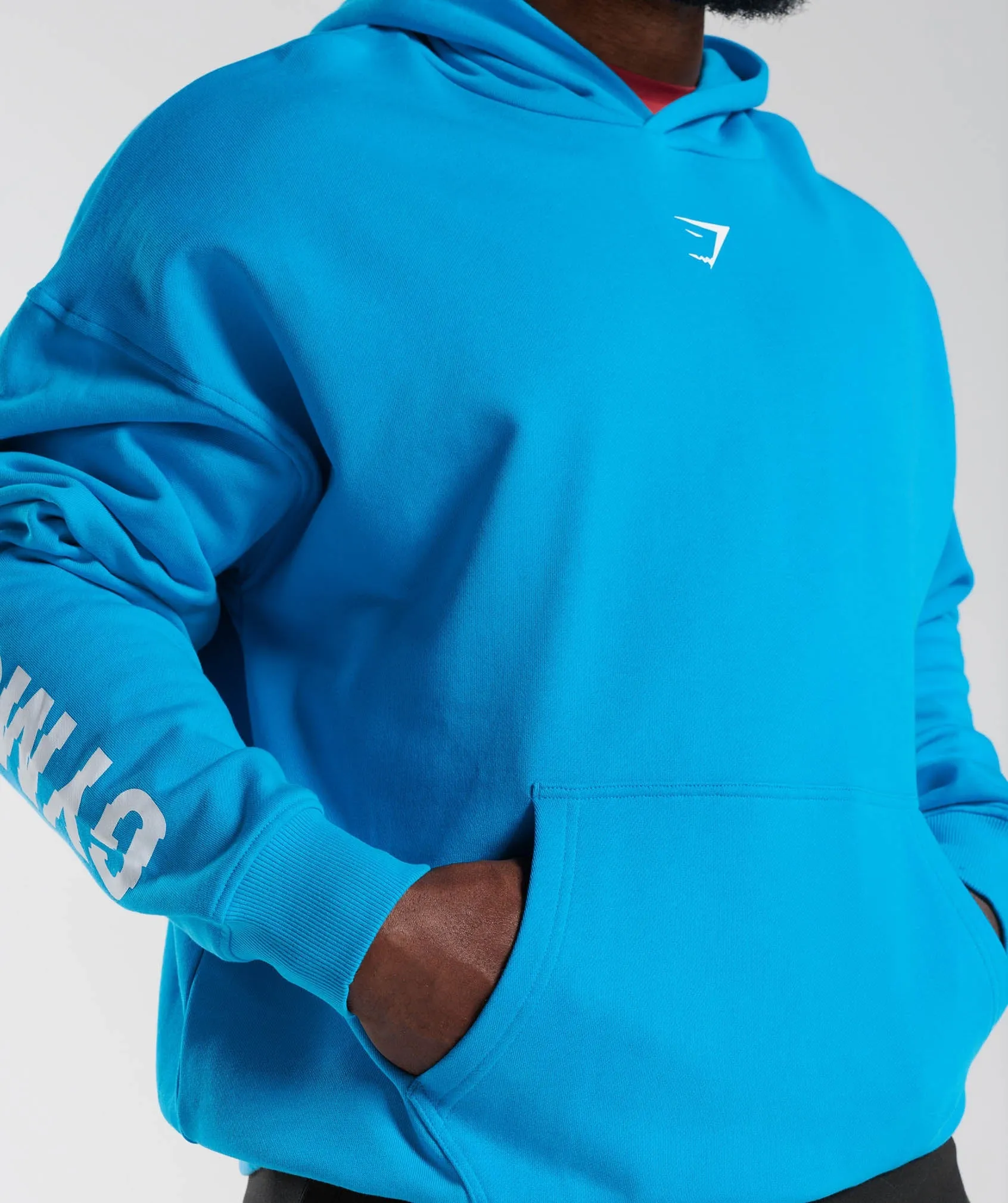 Gymshark Slice Hoodie - Electric Blue