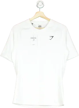 Gymshark White Element Baselayer T-Shirt L
