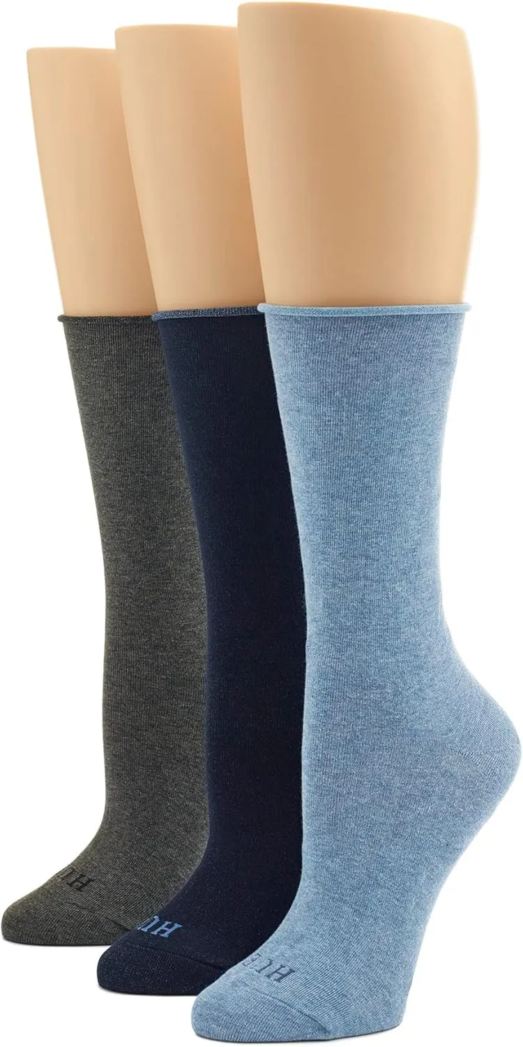 HUE Women's Jeans Sock (Pack of 3)