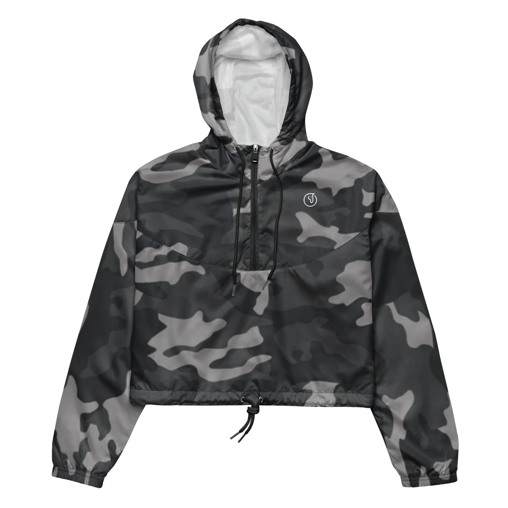 Humble Sportswear™ Women’s Faded Camo Cropped Windbreaker