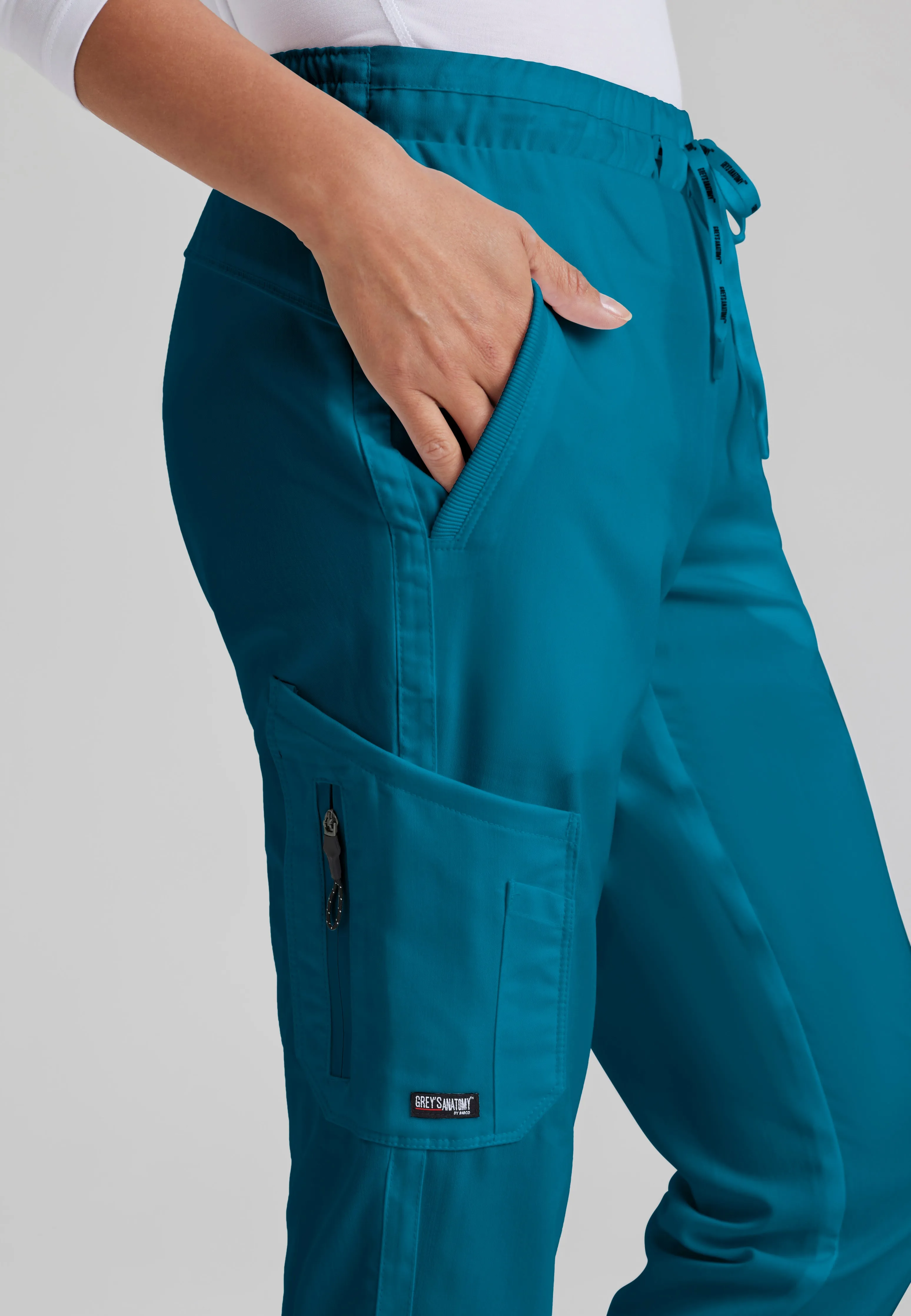 Kira 5-Pocket Mid-Rise Jogger Scrub Pant