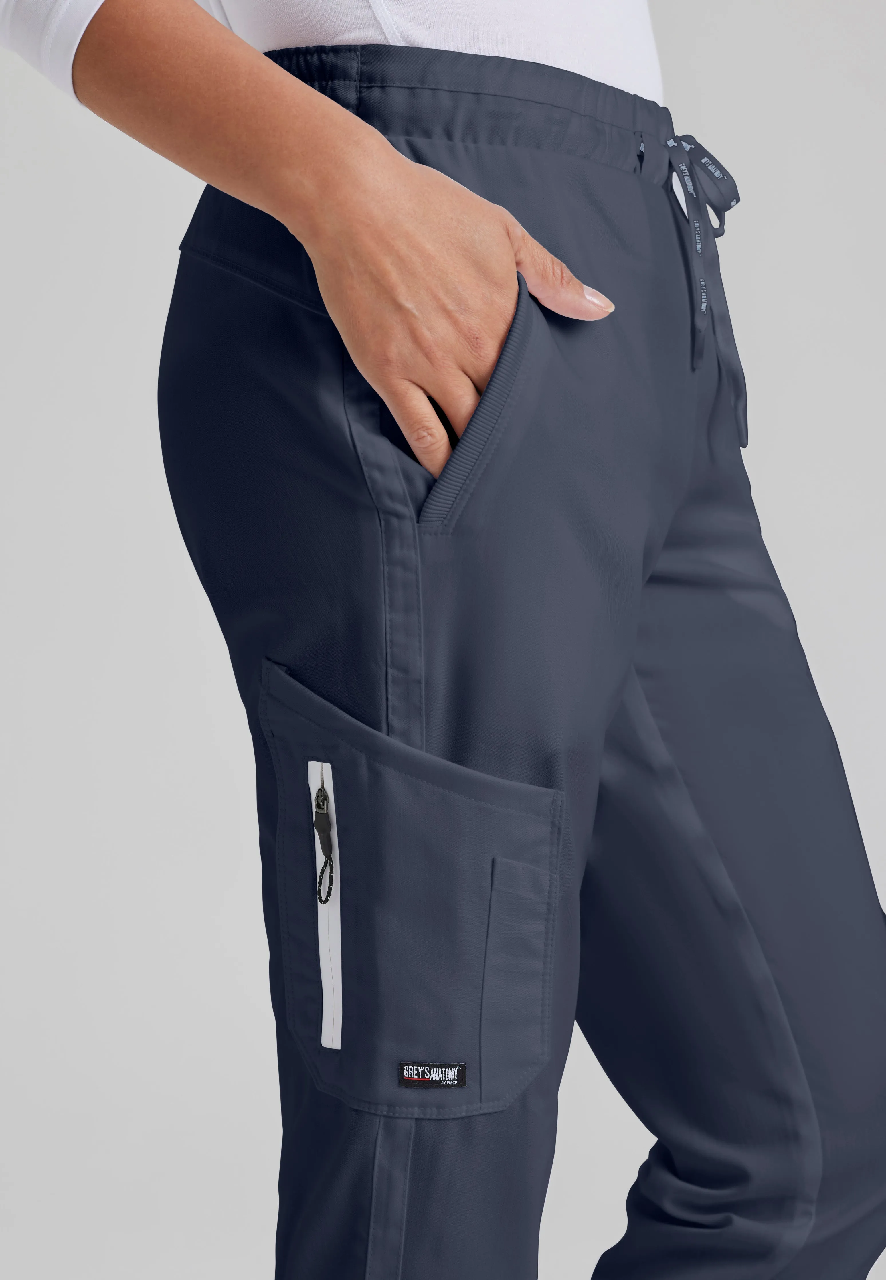 Kira 5-Pocket Mid-Rise Jogger Scrub Pant