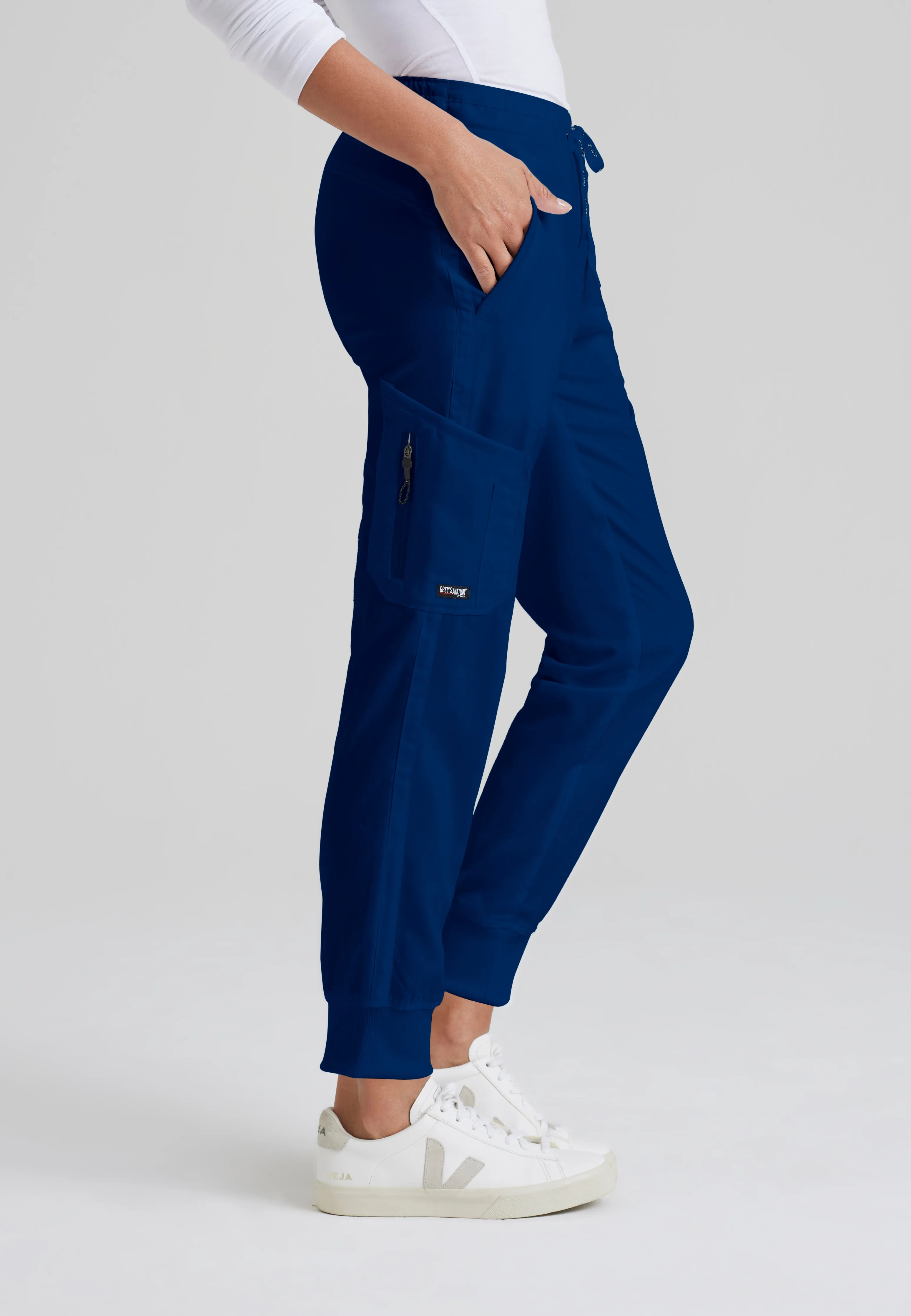 Kira 5-Pocket Mid-Rise Jogger Scrub Pant