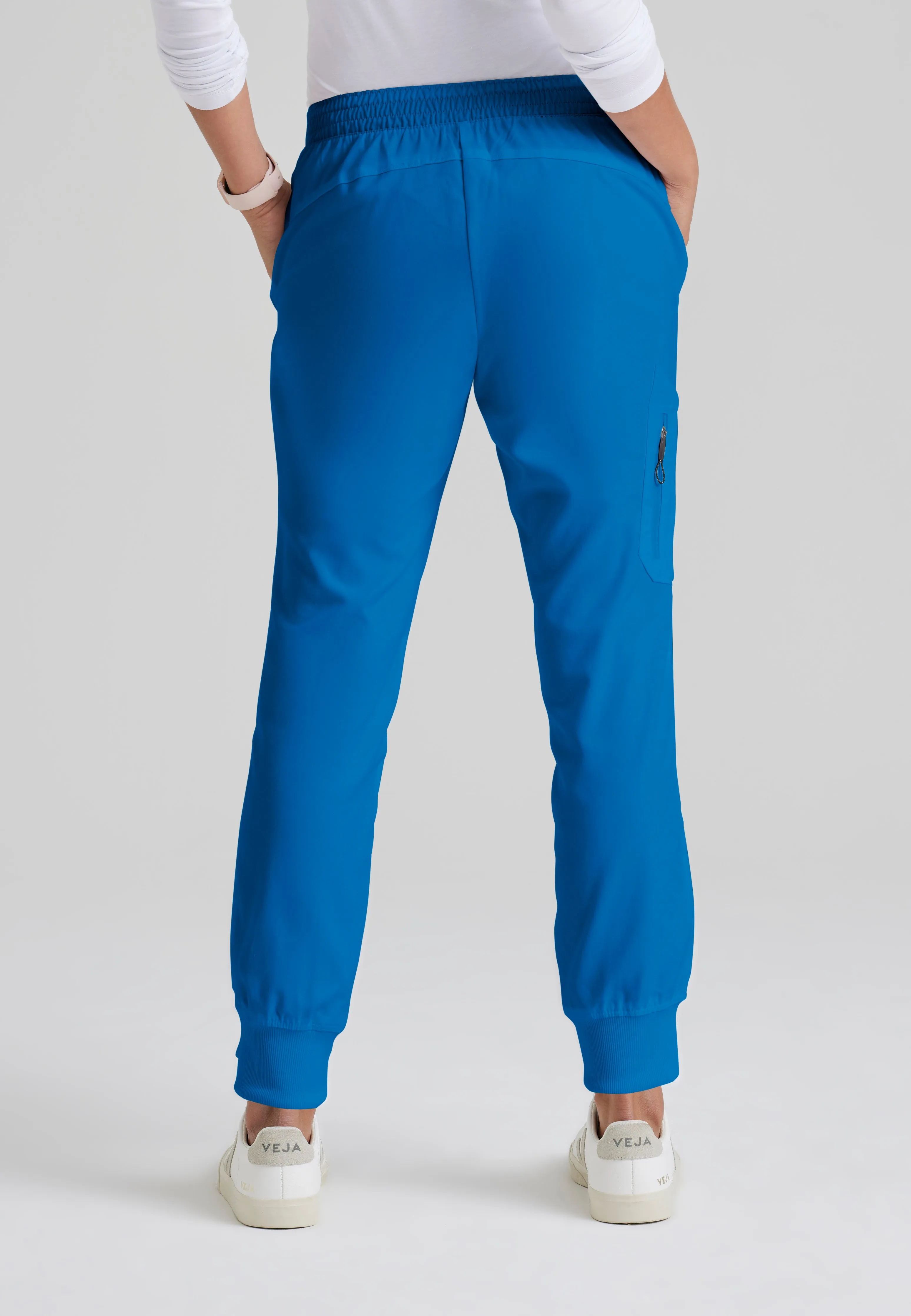 Kira 5-Pocket Mid-Rise Jogger Scrub Pant