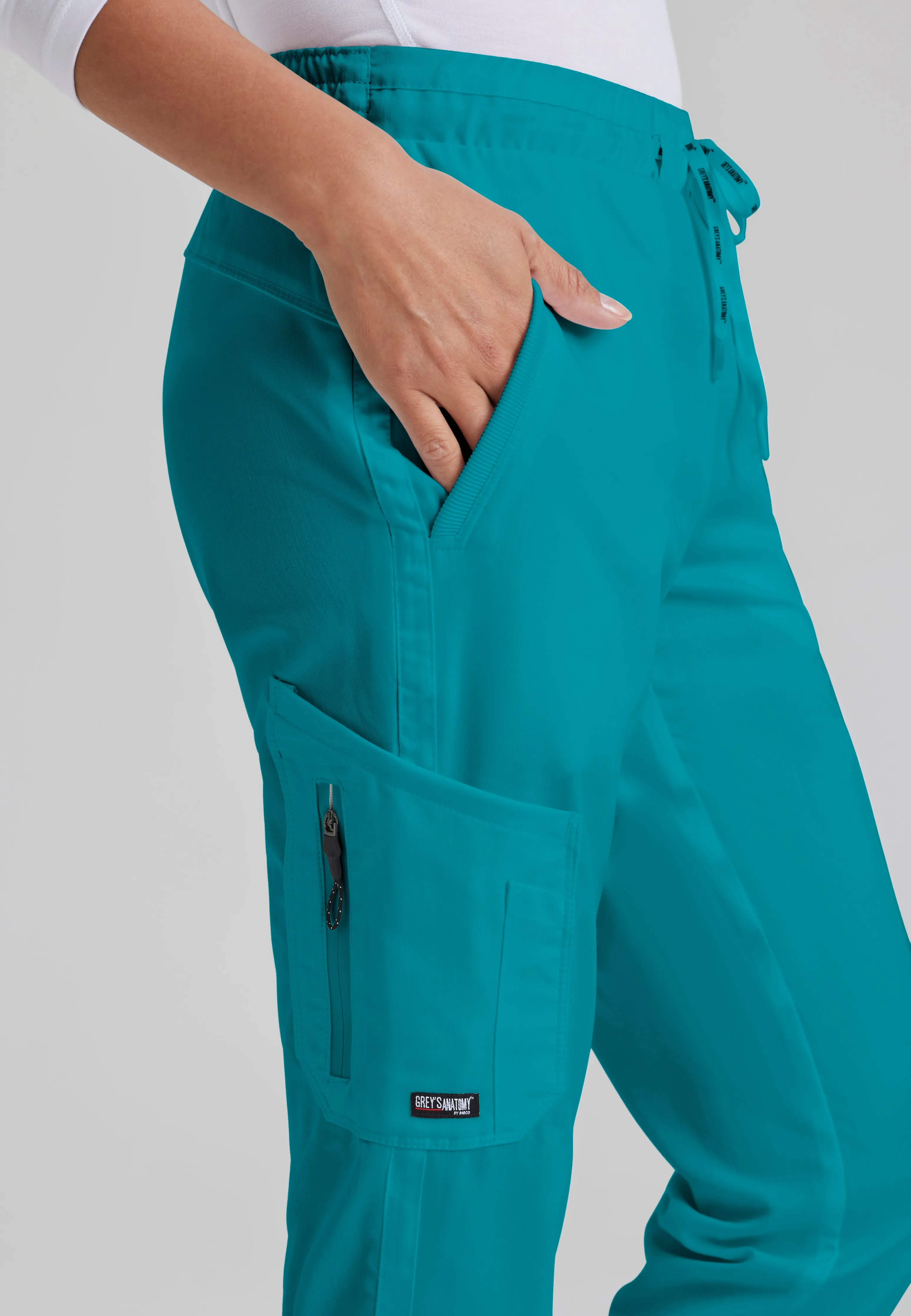 Kira 5-Pocket Mid-Rise Jogger Scrub Pant