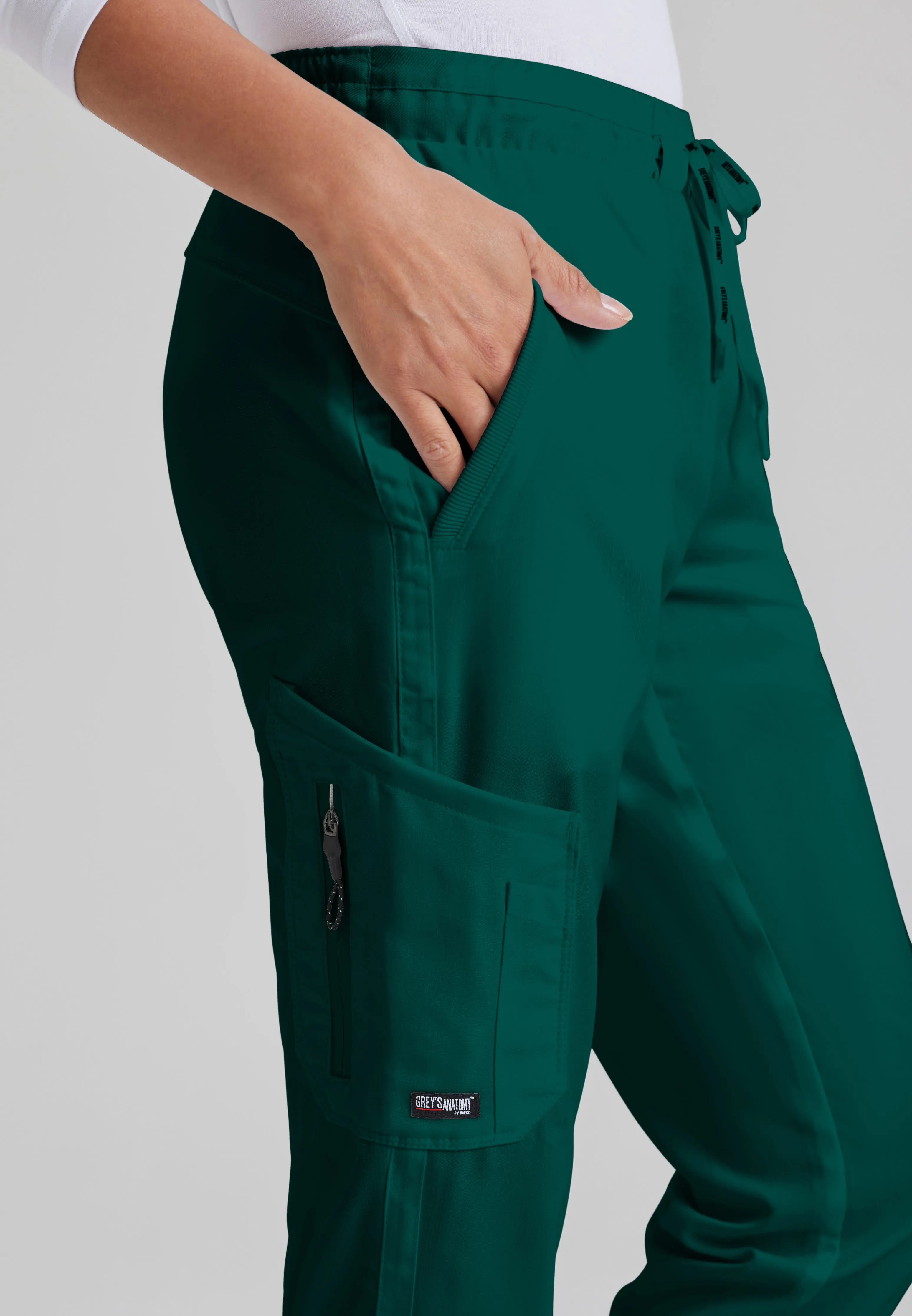 Kira 5-Pocket Mid-Rise Jogger Scrub Pant
