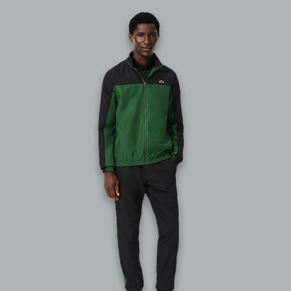 Lacoste Sport Printed Tracksuit Green/Black