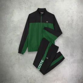 Lacoste Sport Printed Tracksuit Green/Black