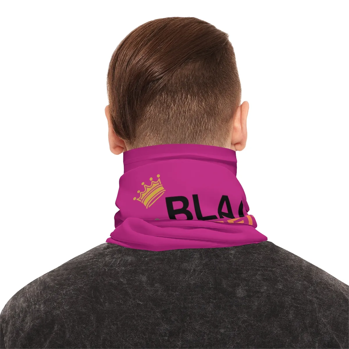 Lightweight Neck Gaiter - Black Queen (Purple)