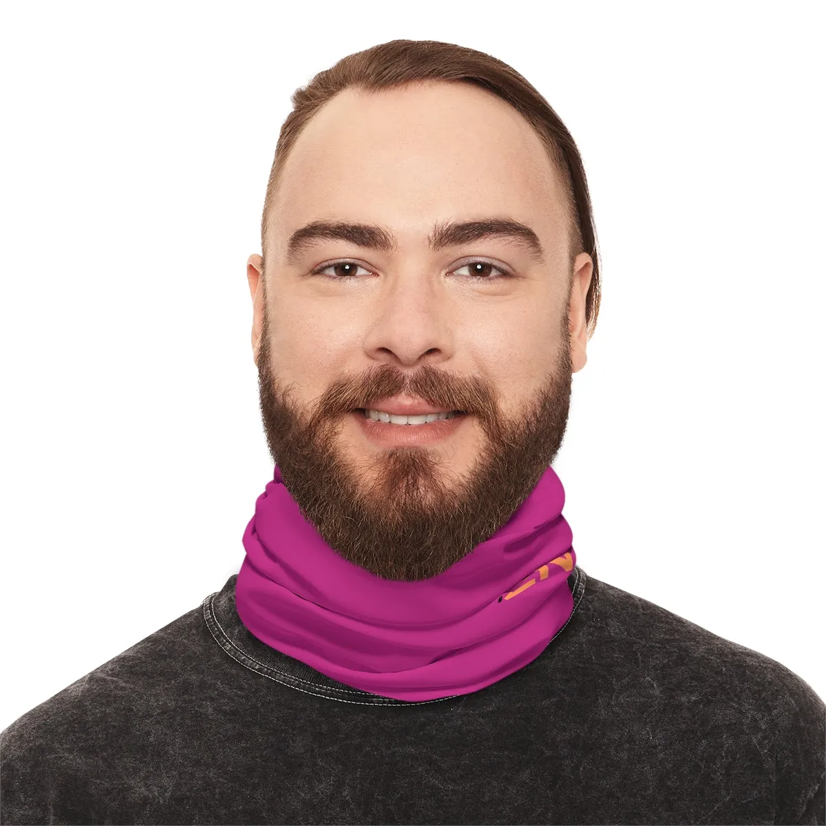 Lightweight Neck Gaiter - Black Queen (Purple)