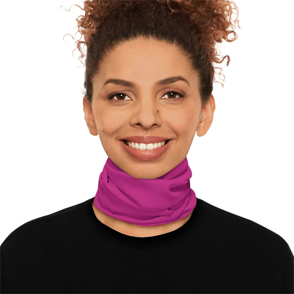 Lightweight Neck Gaiter - Black Queen (Purple)