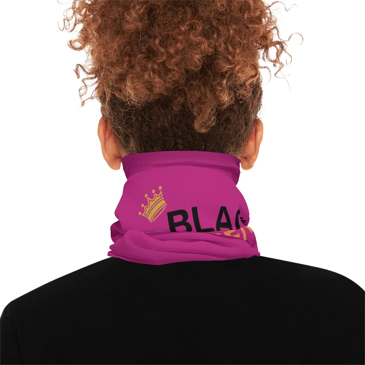Lightweight Neck Gaiter - Black Queen (Purple)