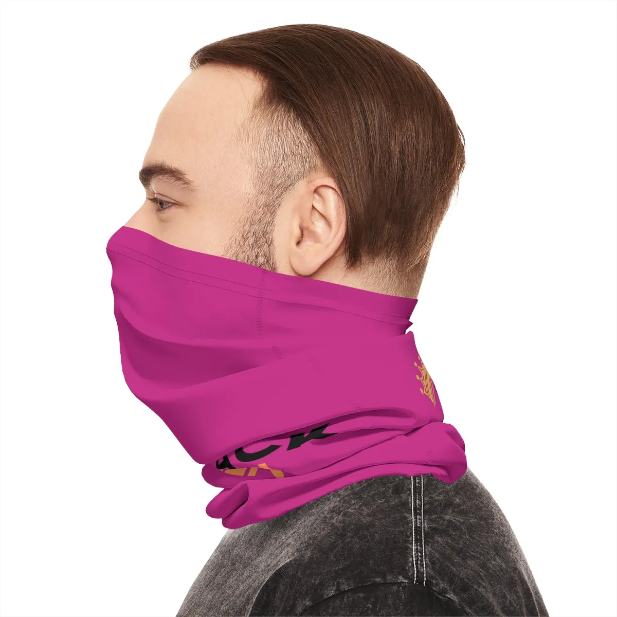 Lightweight Neck Gaiter - Black Queen (Purple)