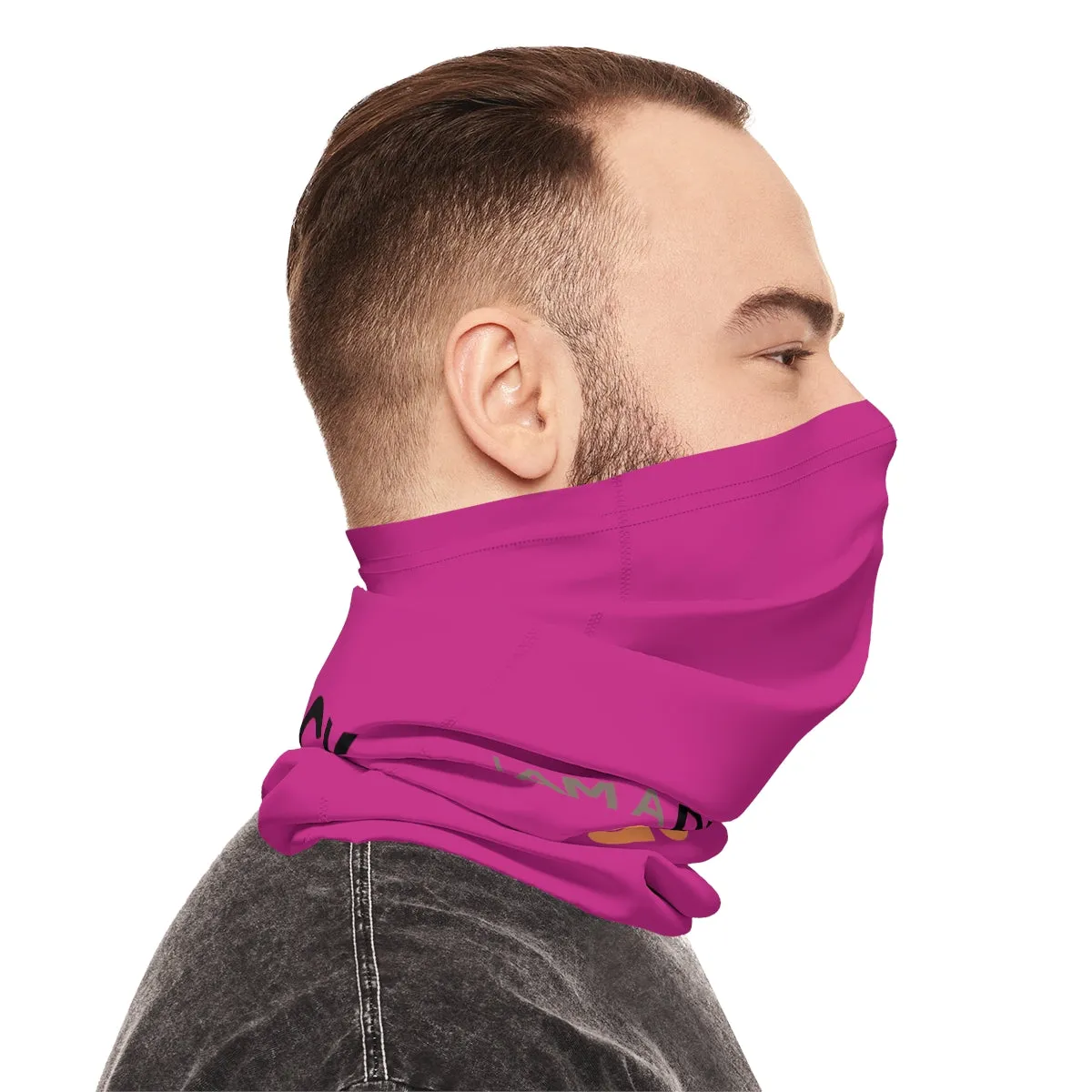 Lightweight Neck Gaiter - Black Queen (Purple)