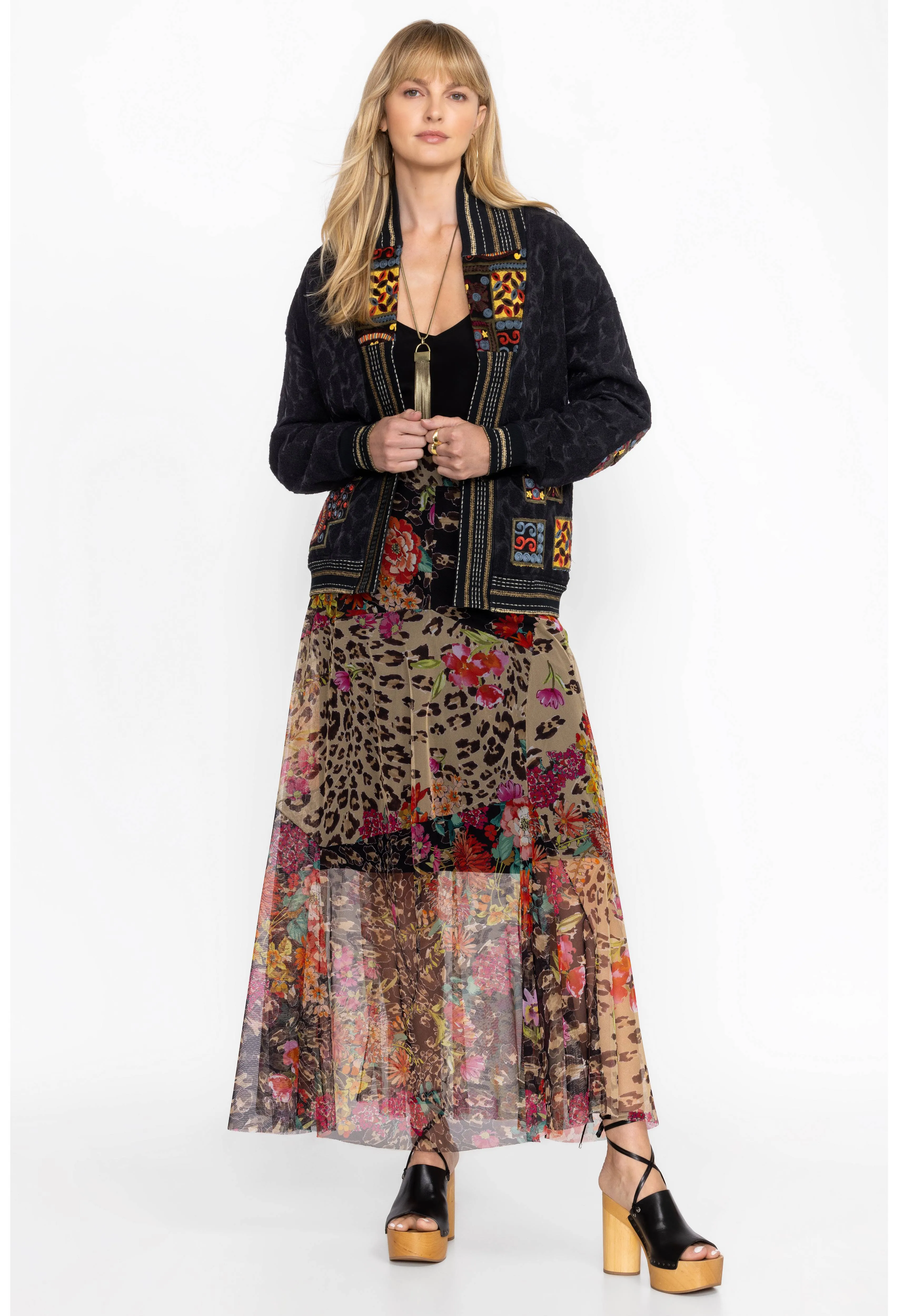 Mazzy Patchwork Skirt