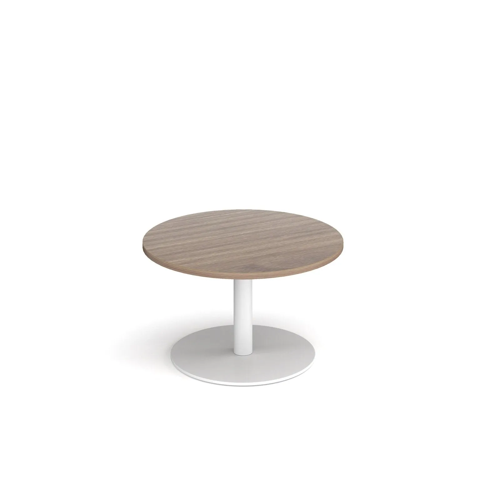 Monza circular coffee table with flat round base