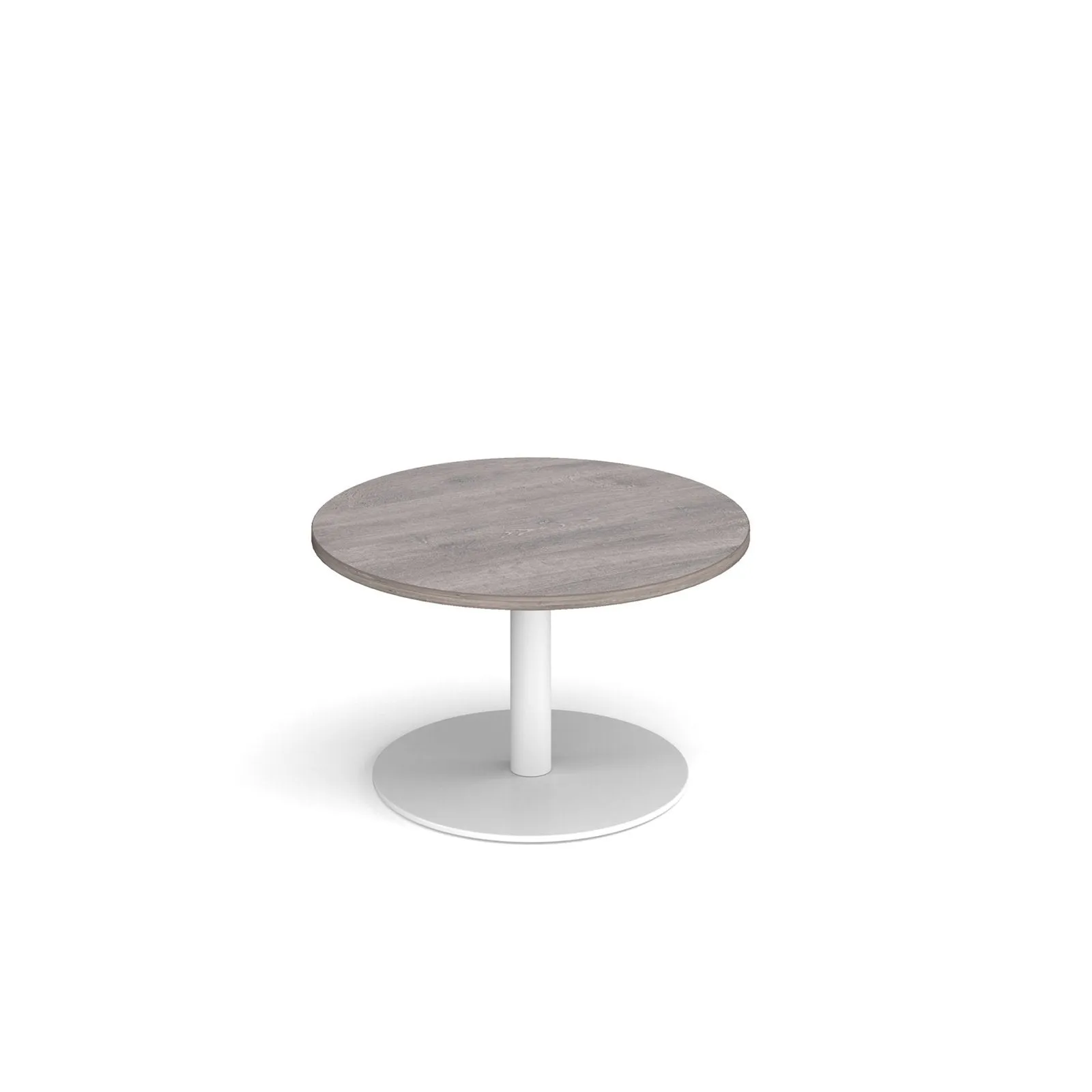Monza circular coffee table with flat round base