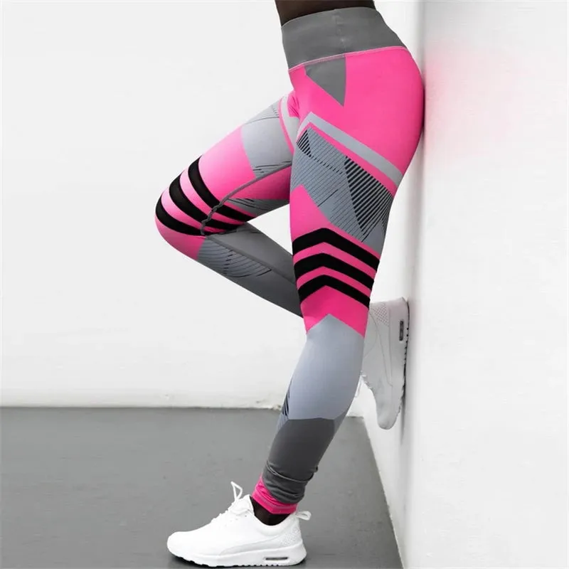 New Fashion Leggings Fitness Pant Casual For Women High Waist