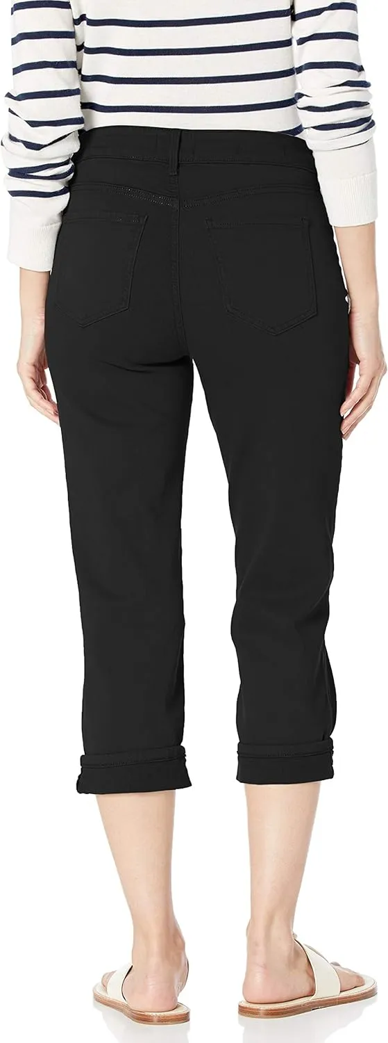 NYDJ Women's Marilyn Straight Cuff Cropped Slimming Jeans