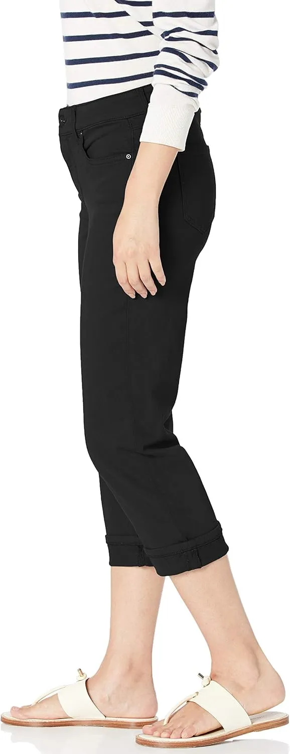 NYDJ Women's Marilyn Straight Cuff Cropped Slimming Jeans