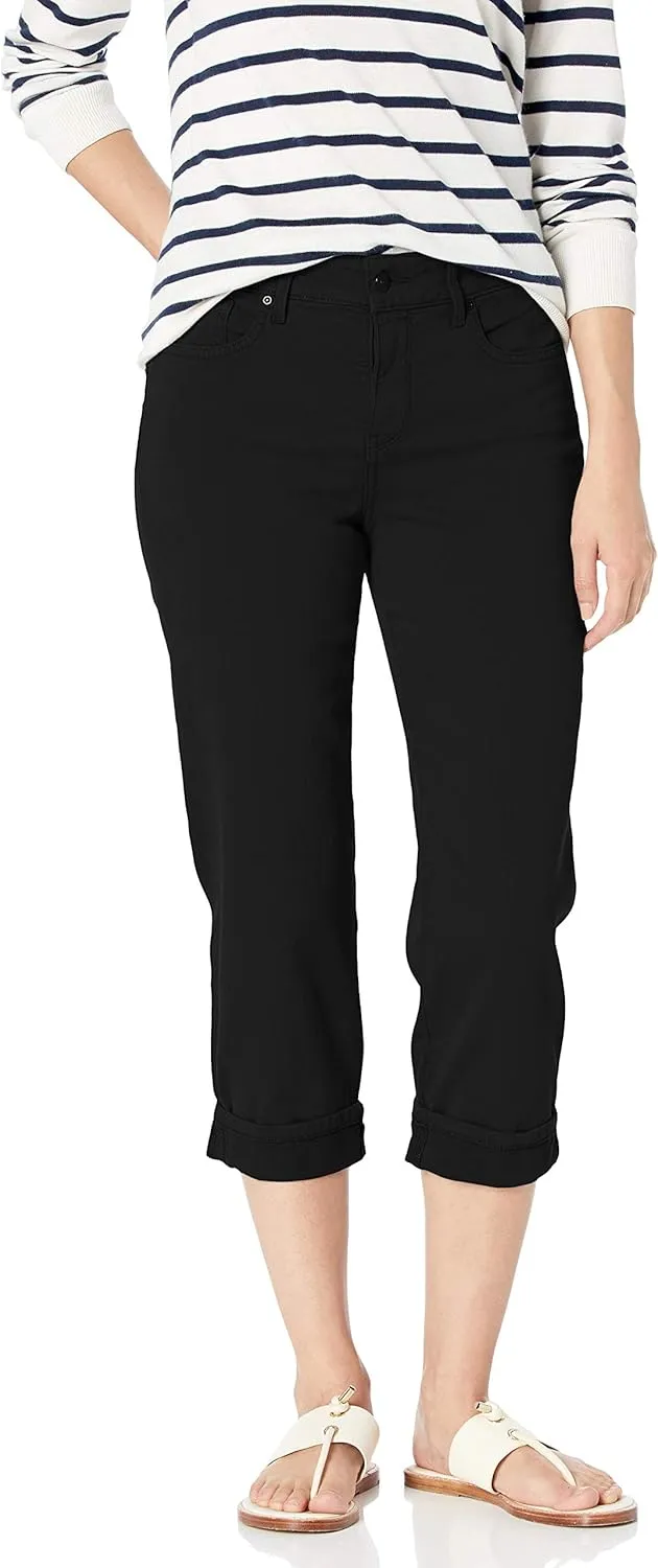 NYDJ Women's Marilyn Straight Cuff Cropped Slimming Jeans