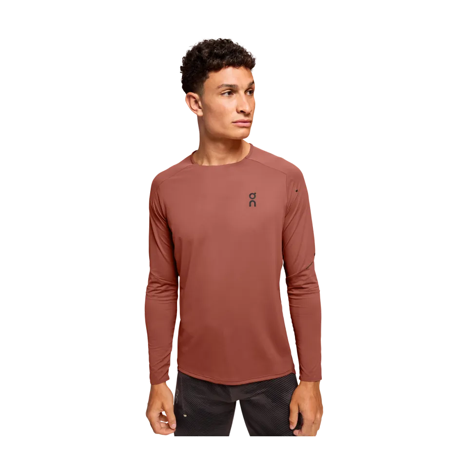 On Men's Performance Long-T Auburn/Ruby