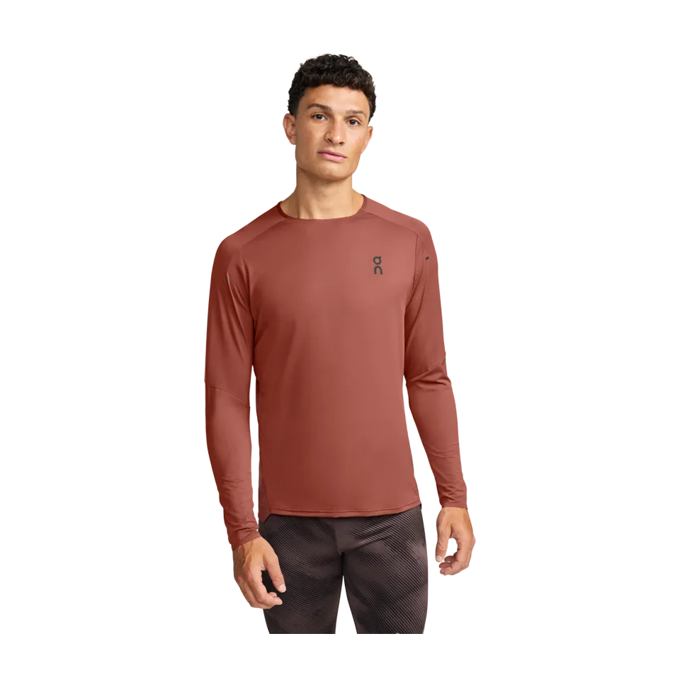 On Men's Performance Long-T Auburn/Ruby