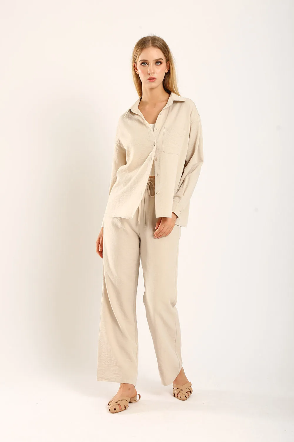 Reagan Shirt in Apricot