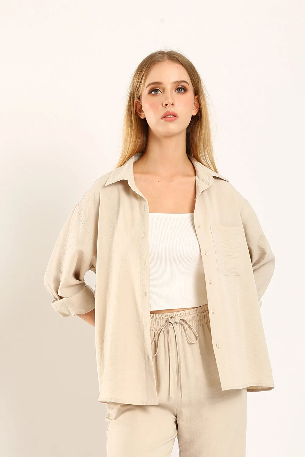 Reagan Shirt in Apricot