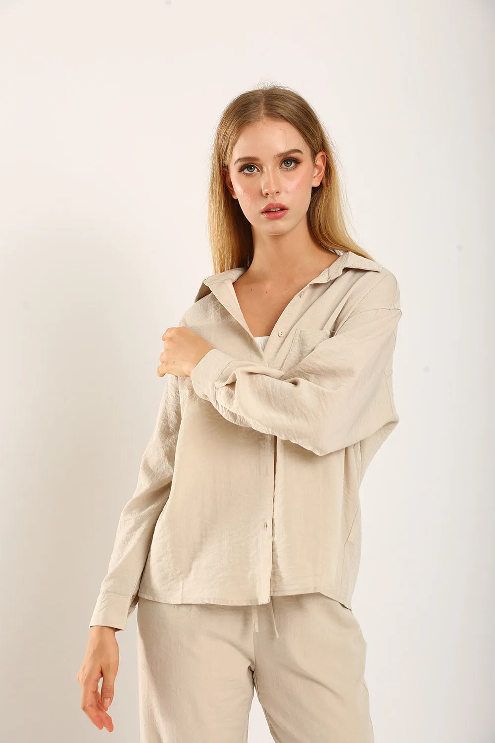 Reagan Shirt in Apricot